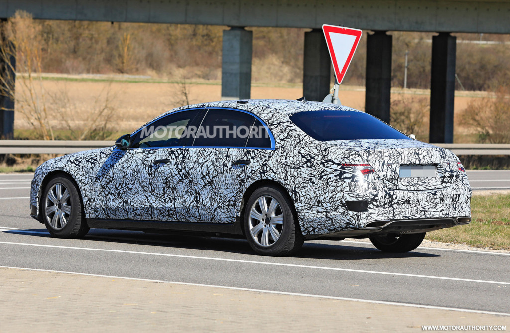 2021 Mercedes-Benz S-Class Guard spy shots - Photo credit: S. Baldauf/SB-Medien