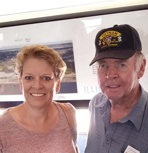 Mike Hammer and his daughter, Lynn Stumpf