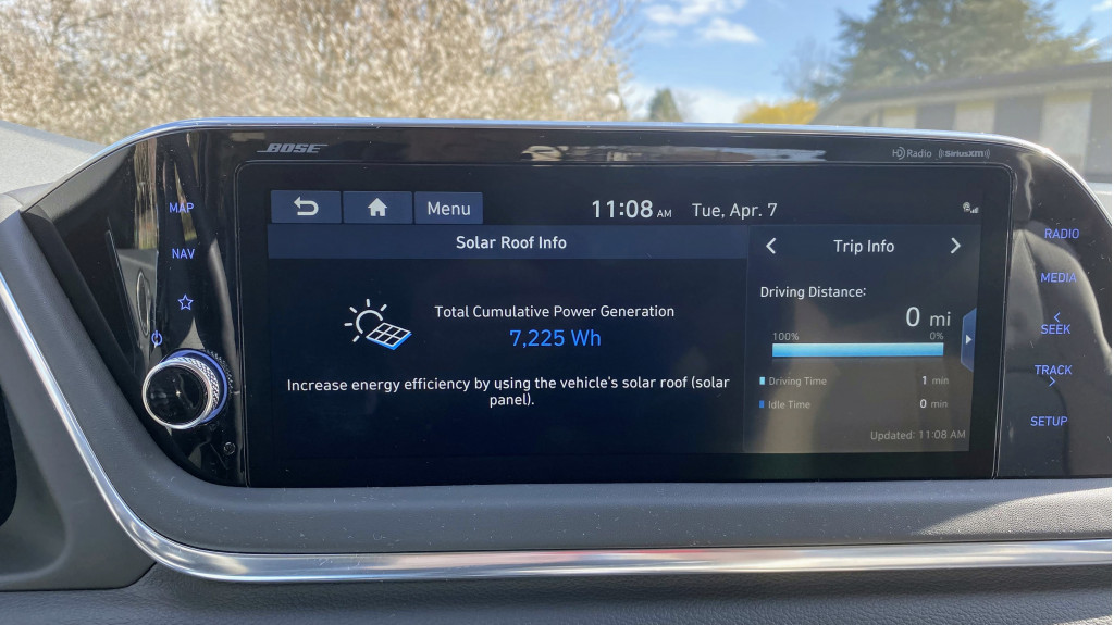 Solar Roof System on 2020 Hyundai Sonata Hybrid - Portland OR, April 2020