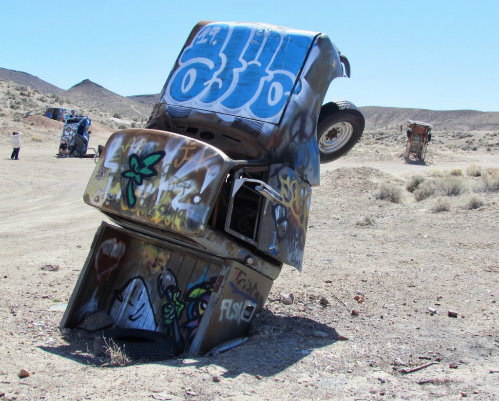 The International Car Forest, photo by Larry Edsall
