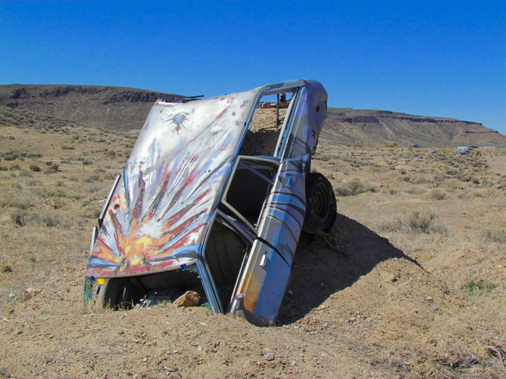 The International Car Forest, photo by Larry Edsall