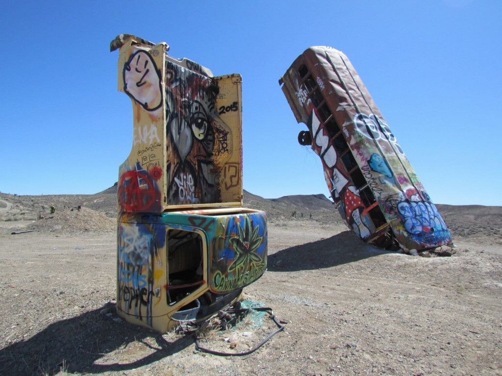 The International Car Forest, photo by Larry Edsall