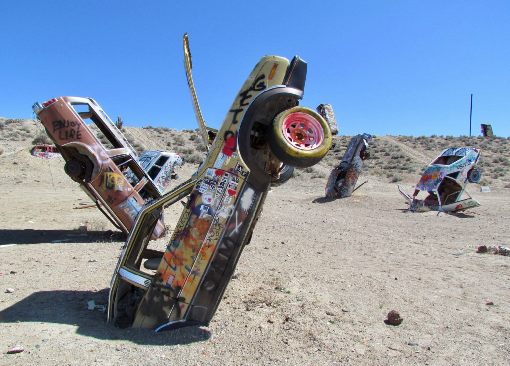 The International Car Forest, photo by Larry Edsall