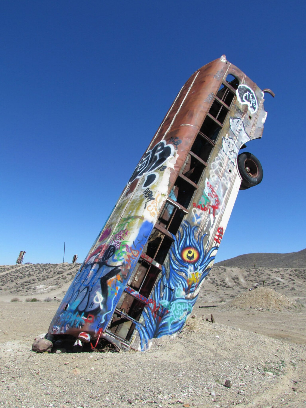 The International Car Forest, photo by Larry Edsall