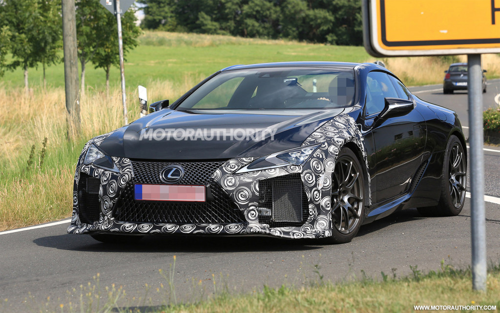 2021 Lexus LC F spy shots - Image via S. Baldauf/SB-Medien