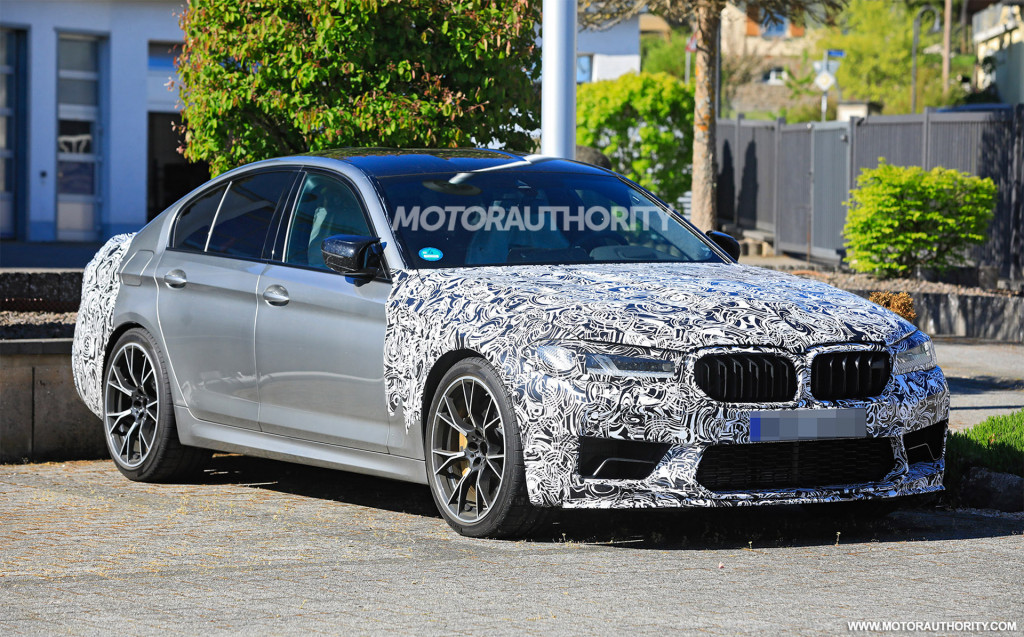2021 BMW M5 CS spy shots - Photo credit: S. Baldauf/SB-Medien