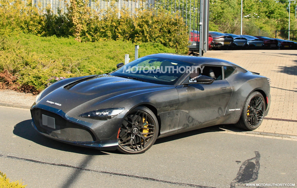 Aston Martin DBS GT Zagato spy shots - Photo credit: S. Baldauf/SB-Medien
