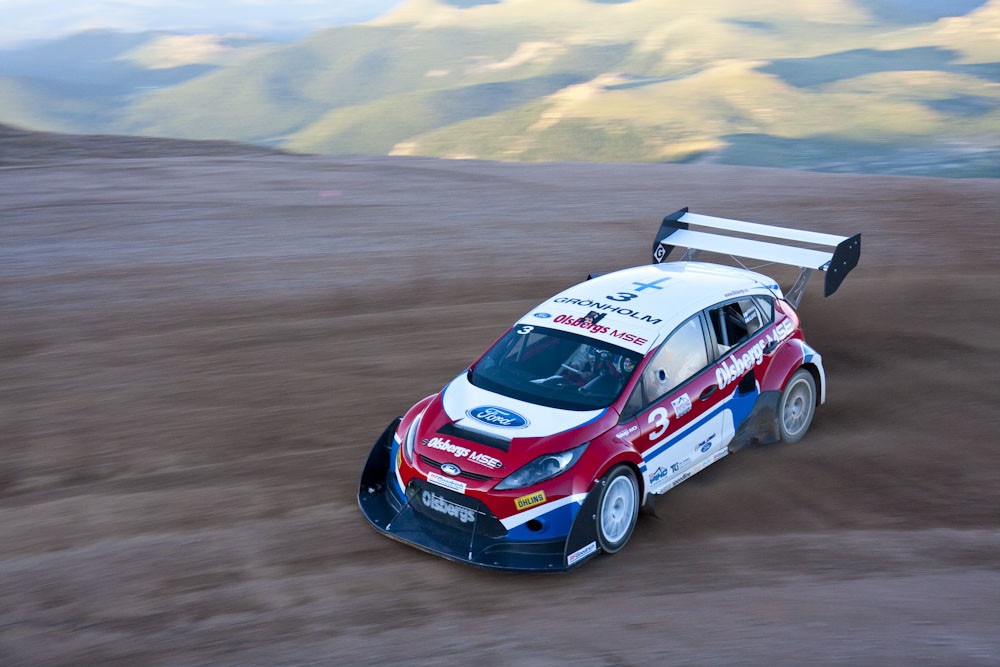Marcus Gronholm races up Pikes Peak | Ford photo Marcus Gronholm races up Pikes Peak | Ford photo