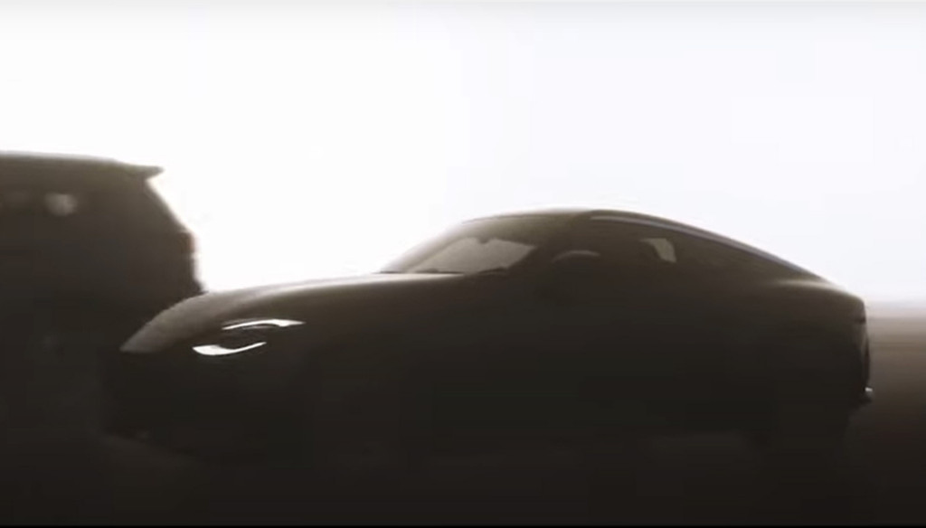 Teaser for Z35 Nissan Z sports car Teaser for Z35 Nissan Z sports car