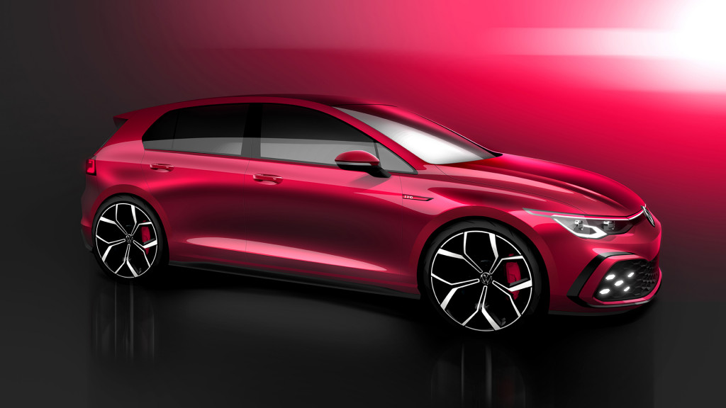 VW Golf 8 GTI rendering