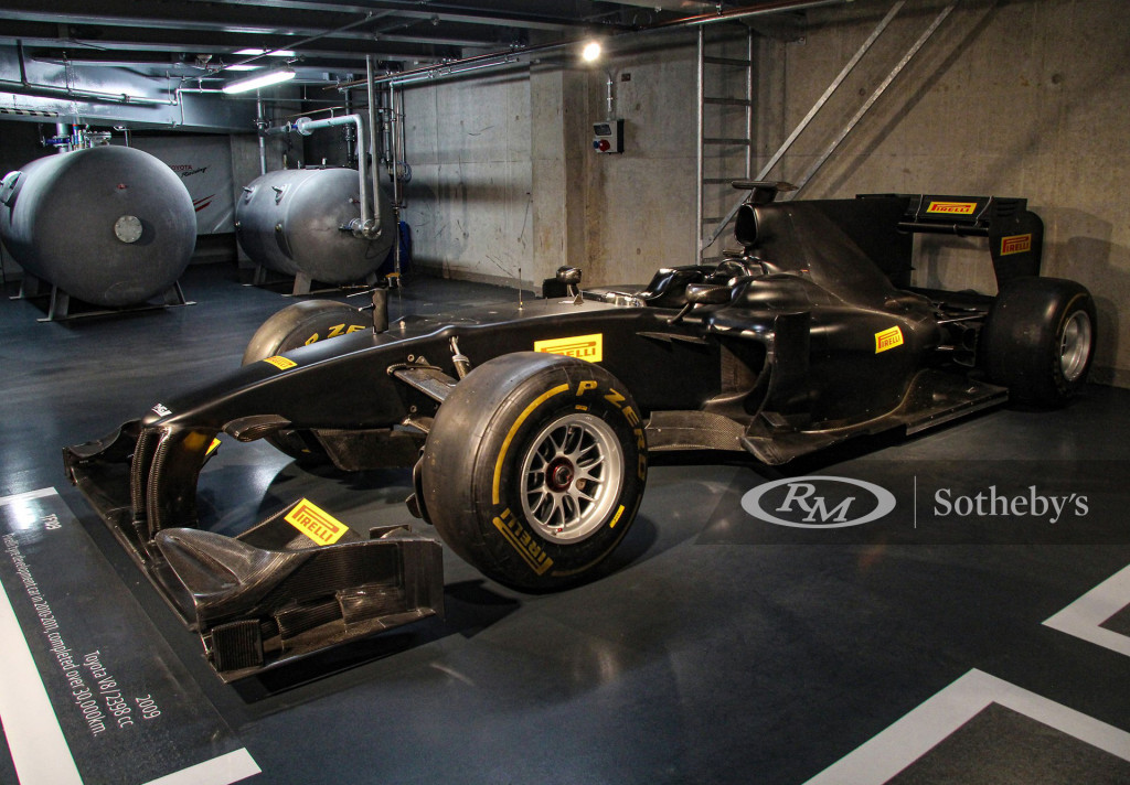 2009 Toyota TF109 race car - Photo credit: FIA/ RM Sotheby's