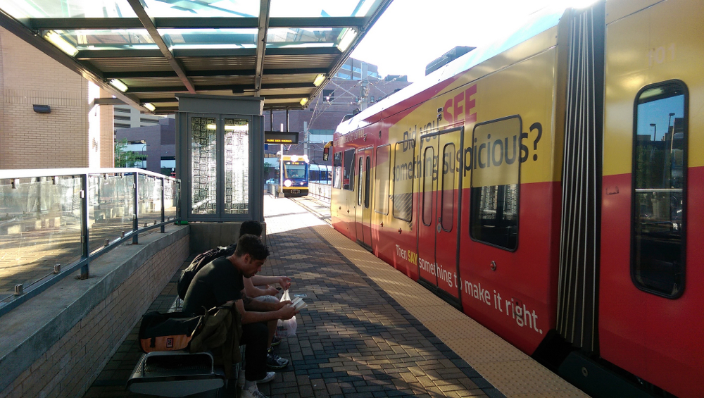 Minneapolis METRO light rail, by Flickr user Michael Hicks (Used under CC License)