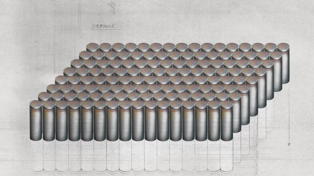 Rivian battery submodule [from video]