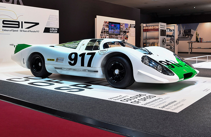 The original Porsche 917, which was never raced, has been returned to its glorious former looks. | P The original Porsche 917, which was never raced, has been returned to its glorious former looks. | P