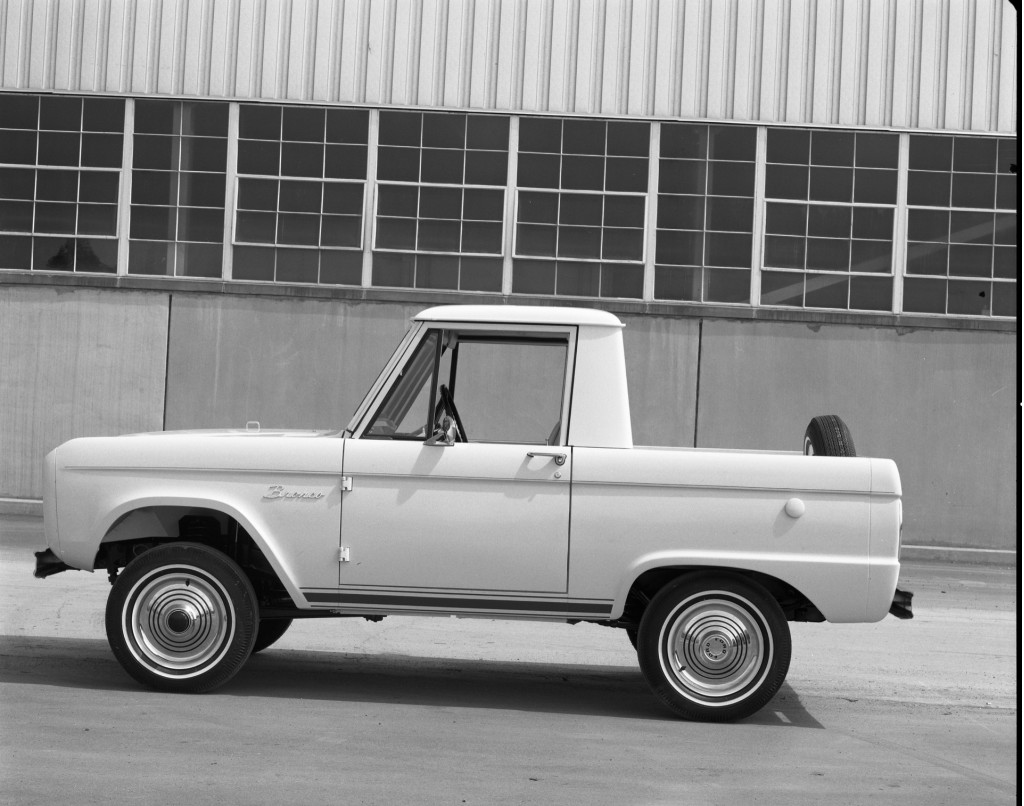 1966 Ford Bronco two-door half-cab