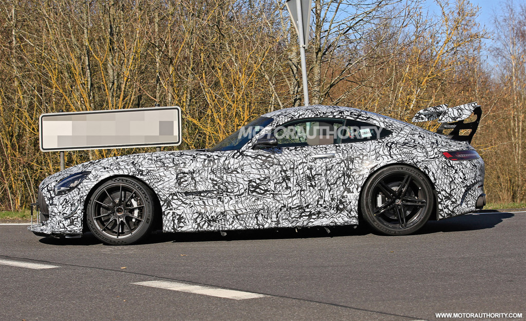 2021 Mercedes-AMG GT Black Series spy shots - Photo credit: S. Baldauf/SB-Medien