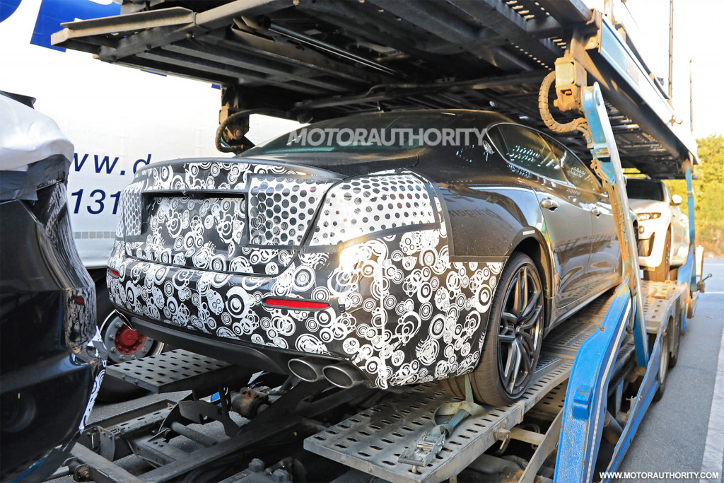 2021 Maserati Quattroporte facelift spy shots - Photo credit: S. Baldauf/SB-Medien