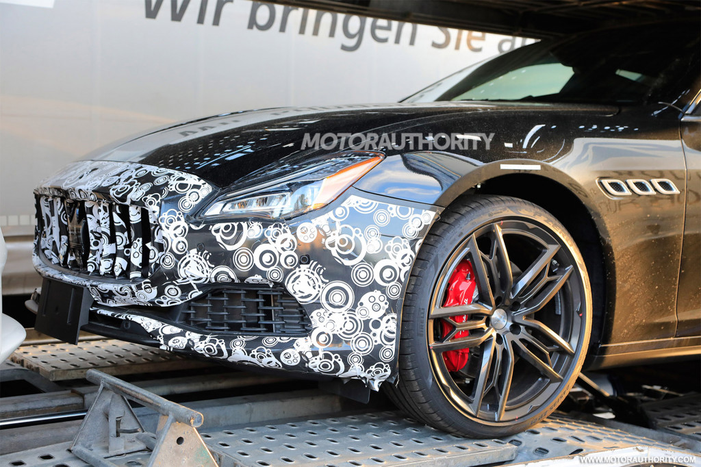 2021 Maserati Quattroporte facelift spy shots - Photo credit: S. Baldauf/SB-Medien