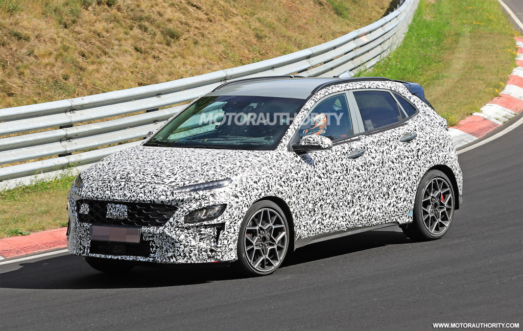 2022 Hyundai Kona N spy shots - Photo credit: S. Baldauf/SB-Medien