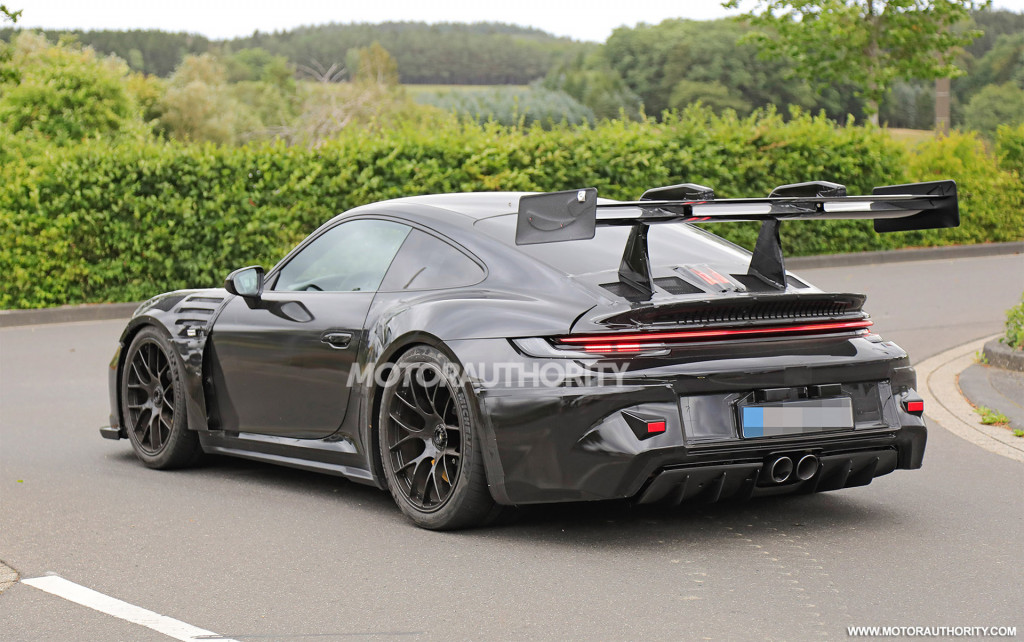 2023 Porsche 911 GT3 RS spy shots - Photo credit: S. Baldauf/SB-Medien