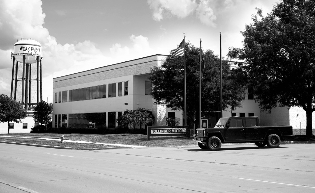 Bollinger's headquarters in Oak Park, Michigan