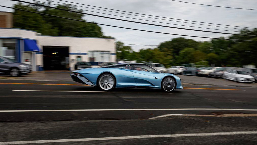 First McLaren Speedtail in United States - Photo credit: Miller Motorcars First McLaren Speedtail in United States - Photo credit: Miller Motorcars
