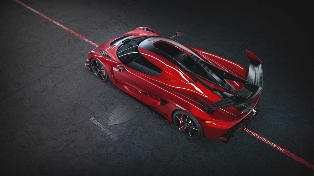 Koenigsegg Jesko Cherry Red edition