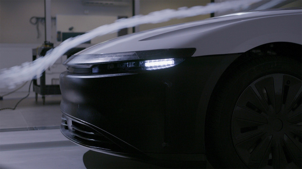 Lucid Air wind tunnel testing