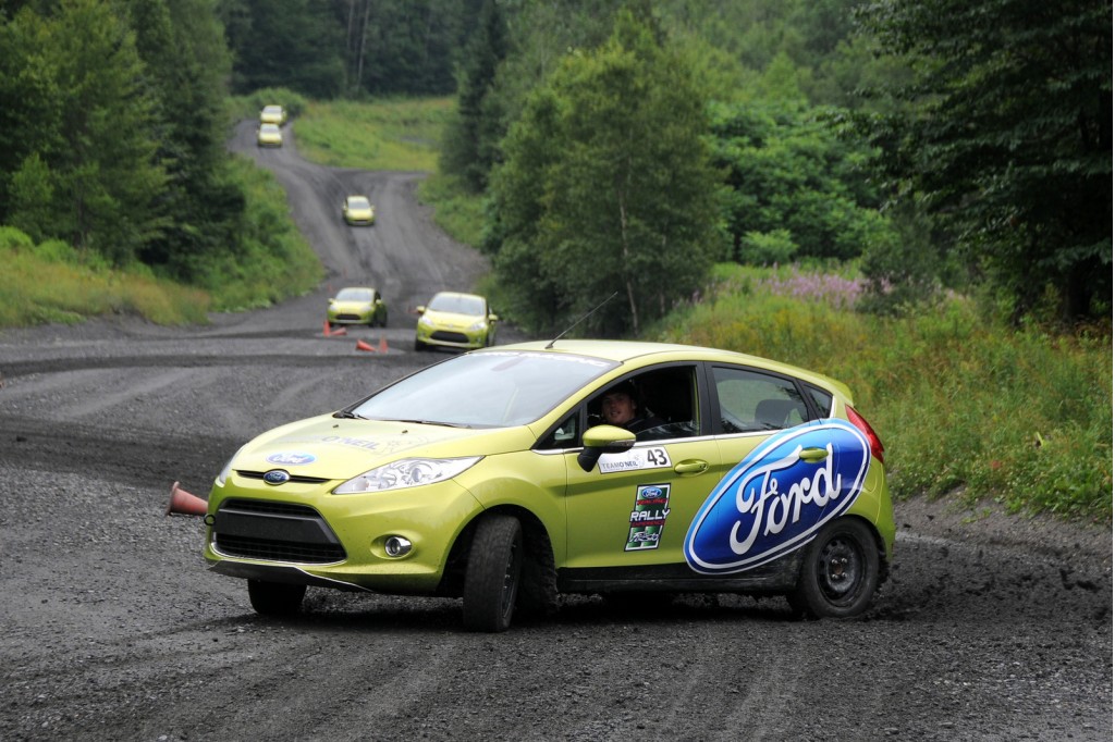 Team O'Neil and Ford Racing team up for the Fiesta Rally Experience