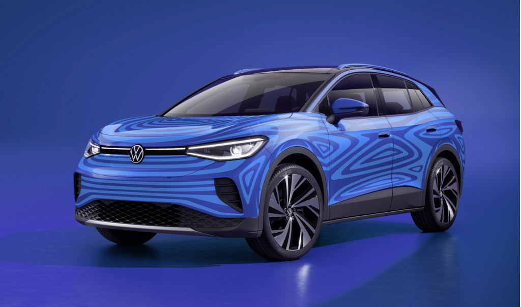 Teaser for Volkswagen ID 4 debuting in September 2020 Teaser for Volkswagen ID 4 debuting in September 2020