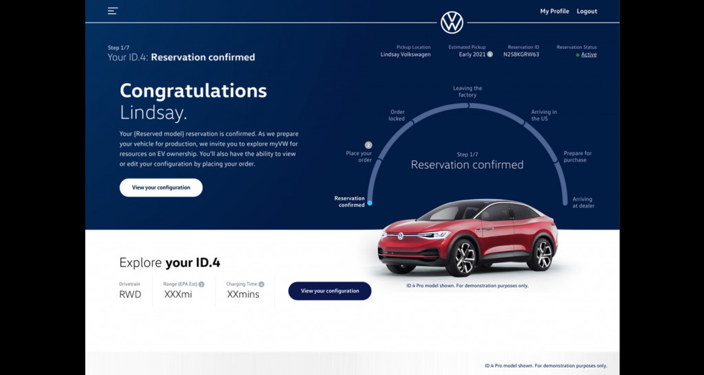 Volkswagen ID.4 builder preliminary mock - August 2020 Volkswagen ID.4 builder preliminary mock - August 2020