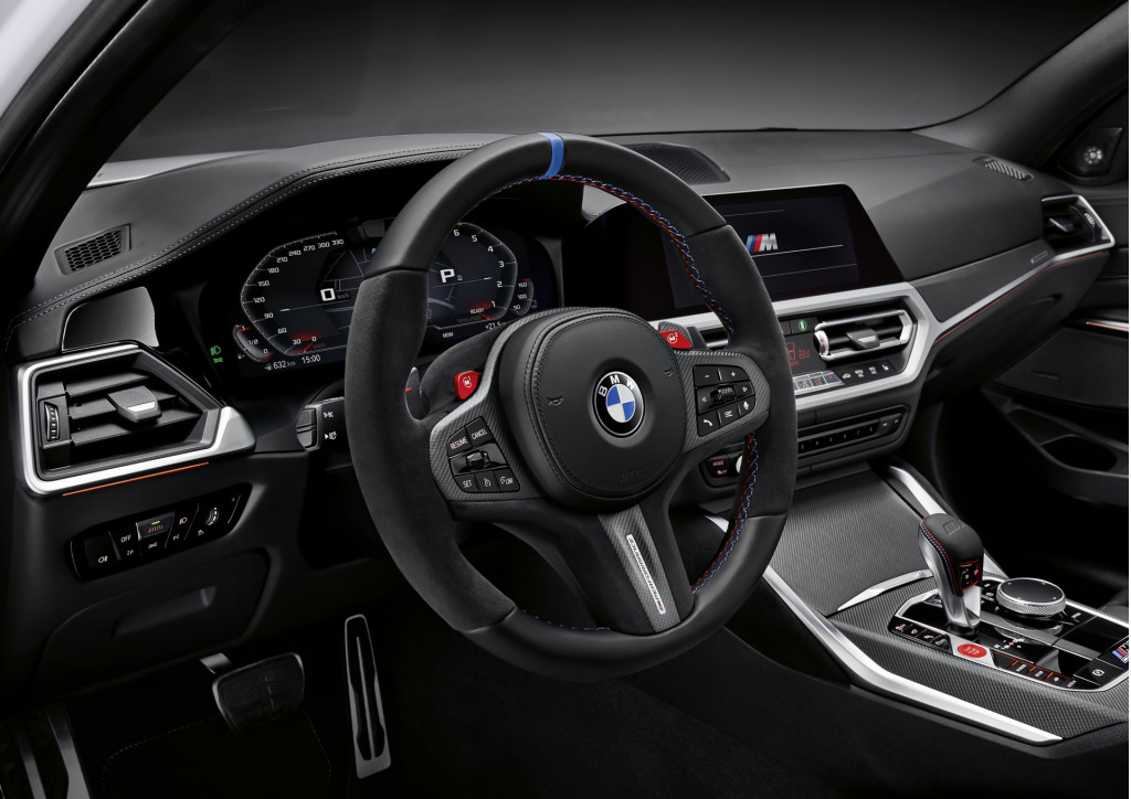 2021 BMW M3 equipped with M Performance parts