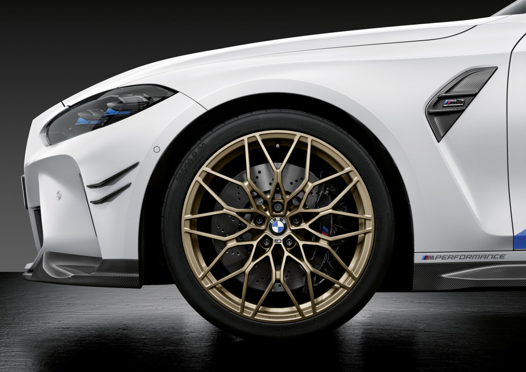 2021 BMW M3 equipped with M Performance parts