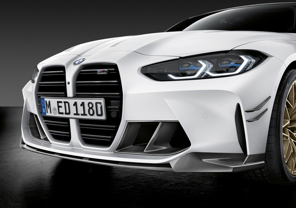 2021 BMW M3 equipped with M Performance parts