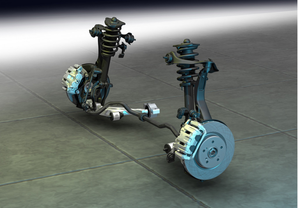 2021 Acura TLX double wishbone front suspension