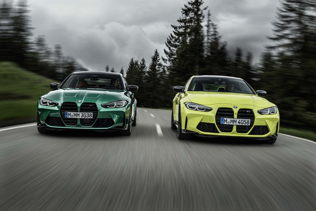 2021 BMW M3 and M4