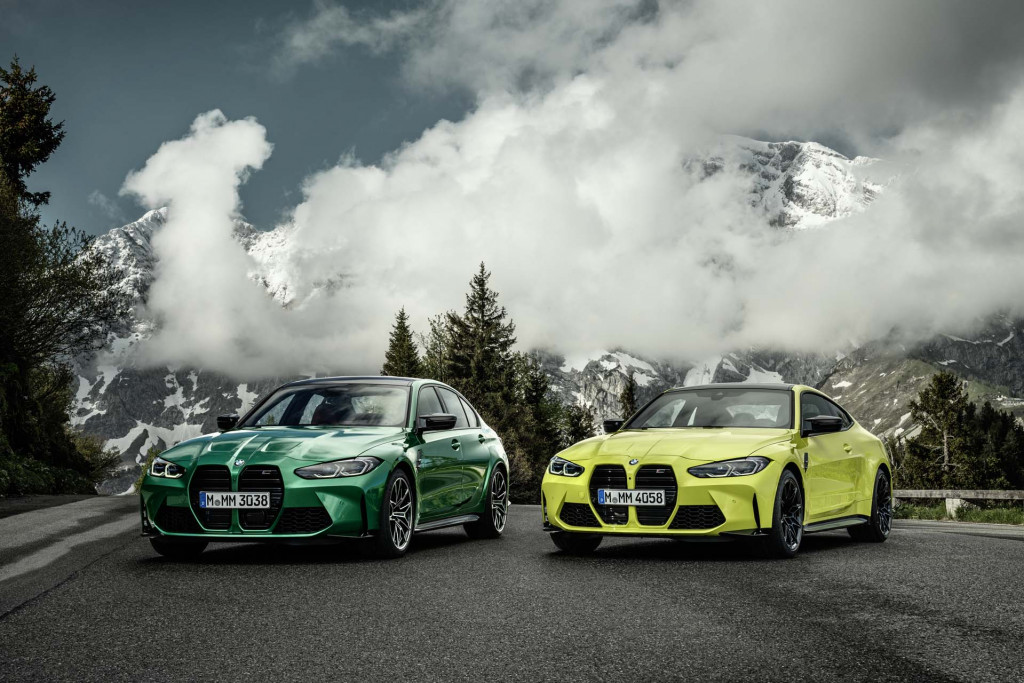 2021 BMW M3 and M4