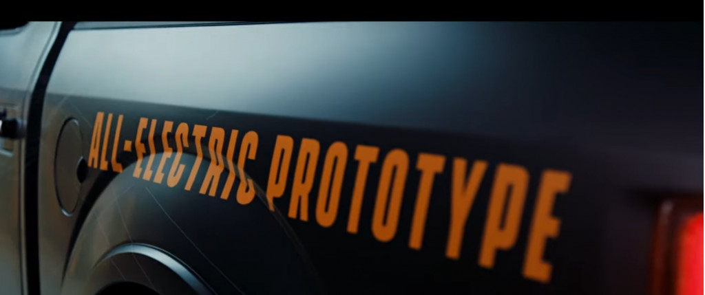 Ford F-150 Electric prototype teaser Ford F-150 Electric prototype teaser