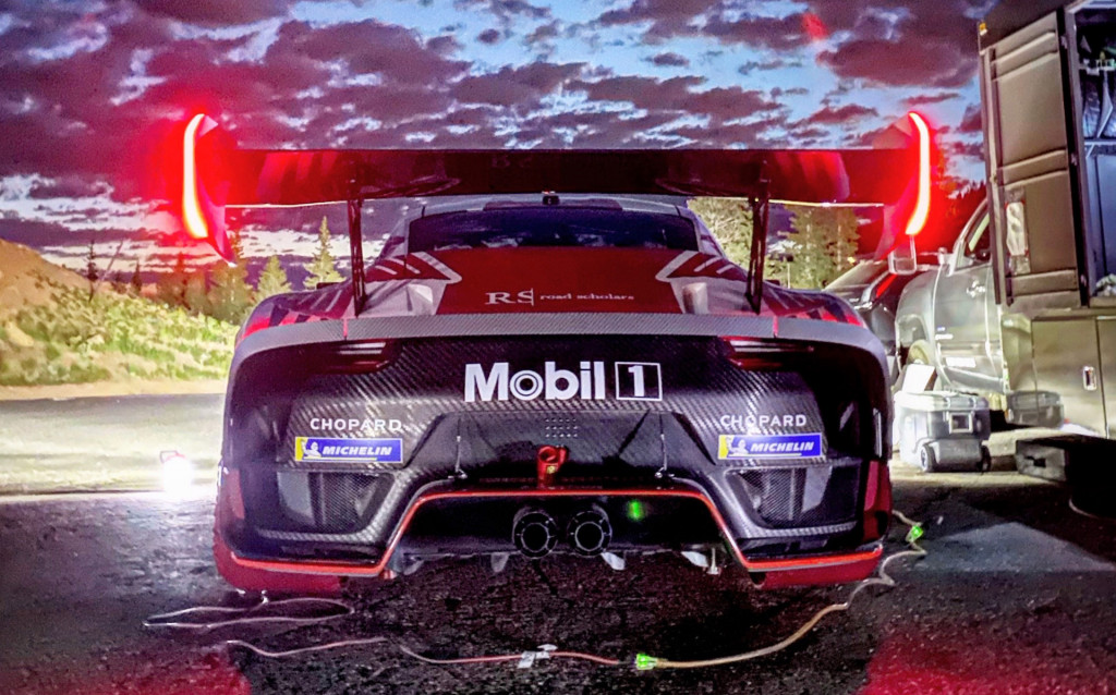 Jeff Zwart in a Porsche 935 tribute at the 2020 Pikes Peak International Hill Climb Jeff Zwart in a Porsche 935 tribute at the 2020 Pikes Peak International Hill Climb