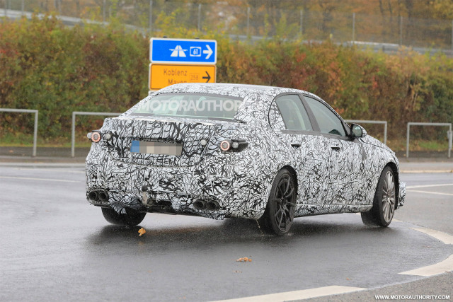 2022 Mercedes-AMG C53 spy shots - Photo credit: S. Baldauf/SB-Medien 2022 Mercedes-AMG C53 spy shots - Photo credit: S. Baldauf/SB-Medien
