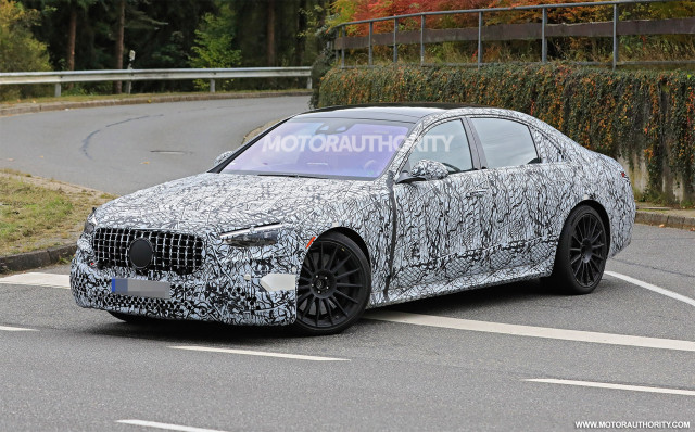 2022 Mercedes-AMG S63e spy shots - Photo credit: S. Baldauf/SB-Medien