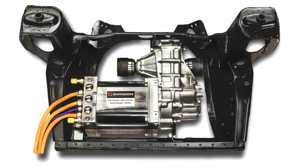 Classic Mini with EV conversion kit from Swindon Powertrain Classic Mini with EV conversion kit from Swindon Powertrain