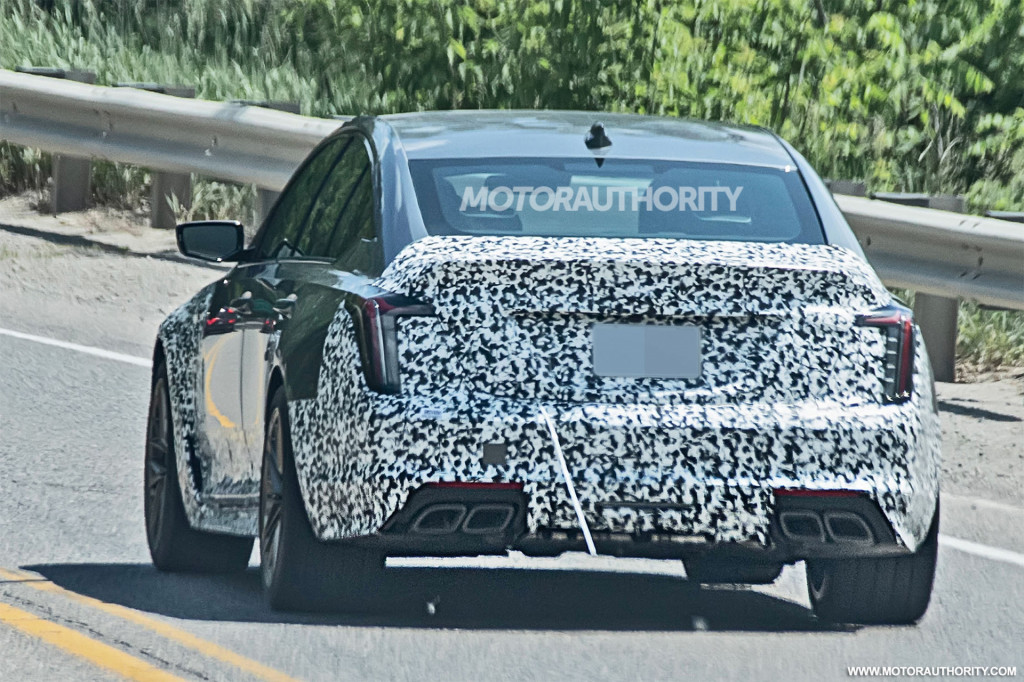 2022 Cadillac CT5-V Blackwing spy shots - Photo credit: S. Baldauf/SB-Medien