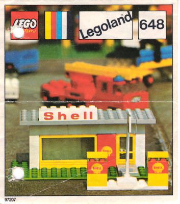 Lego 1971 service station Lego 1971 service station