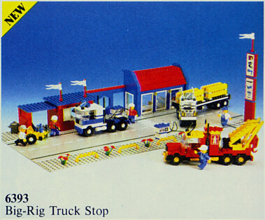 Lego big rig truck stop Lego big rig truck stop