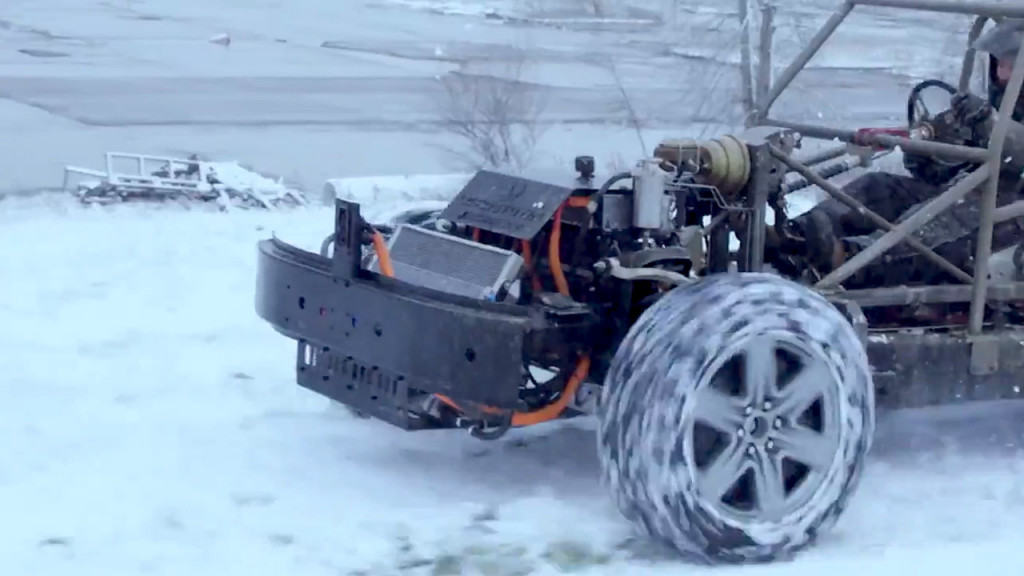 Lordstown Motors CEO Steve Burns driving Endurance 