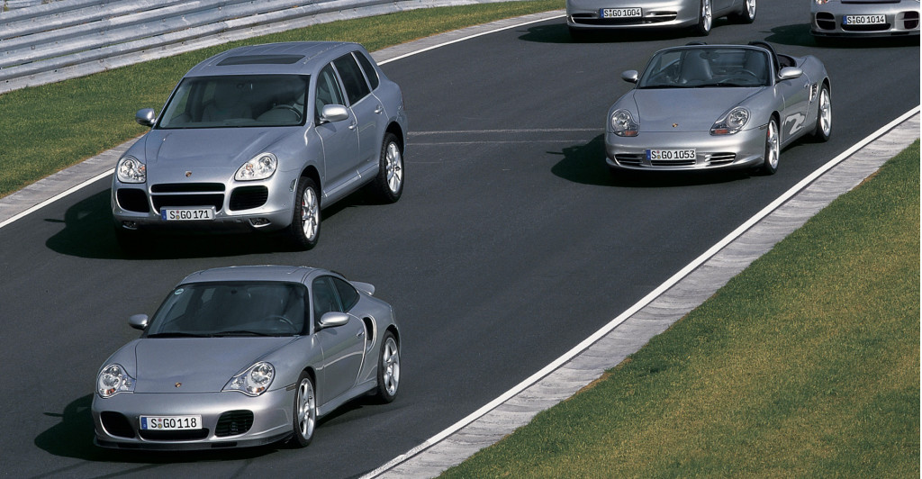 Porsche becomes more than a sports car company with launch of first-generation Cayenne in 2002