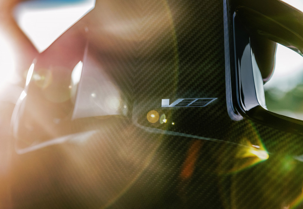 Teaser for 2022 Cadillac CT5-V Blackwing debuting in 2021