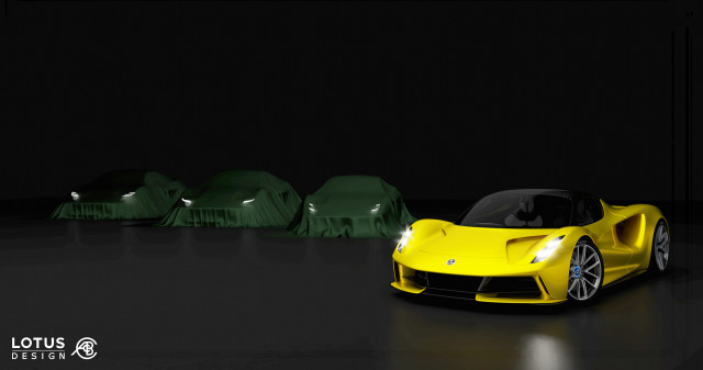 Lotus Evija with new series of sports cars