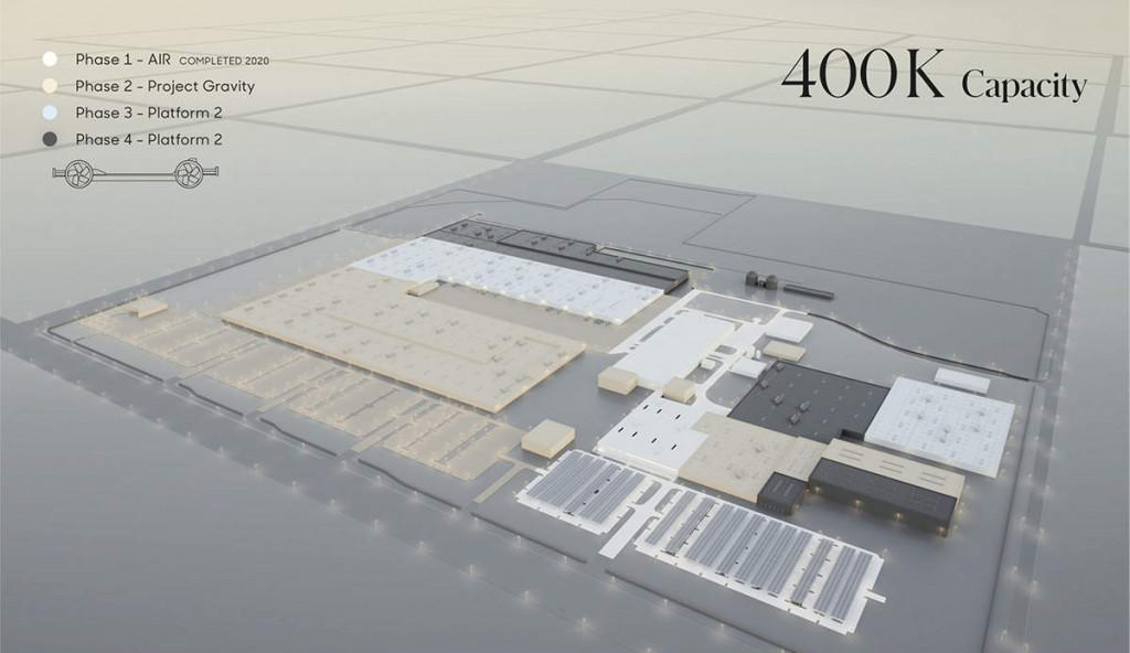 Lucid Motors assembly plant expansion plans